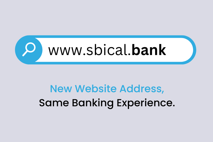 SBICAL.BANK Homepage Banner